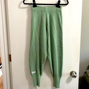 Drop crotch sweat pants